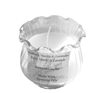 Hidden secret “l love you”message blueberry vanilla lavender scented candle gift